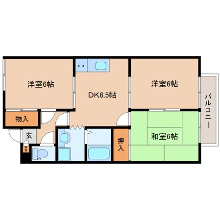 三郷駅 徒歩13分 2階の物件間取画像